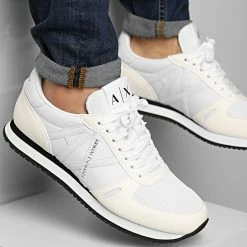 Les meilleures critiques de ❤️ Baskets XUX017 XCC68 Optical White de Armani Exchange ✔️