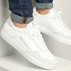 Sortie 😍 Baskets XUX078-XV286 Optical White de Armani Exchange 😍