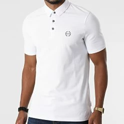 Top 10 💯 Polo Manches Courtes 8NZF78-ZJ81Z Blanc de Armani Exchange ✔️