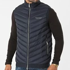 Meilleure vente 💯 Doudoune Sans Manches 8NZQ52-ZNW3Z Bleu Marine de Armani Exchange 🤩