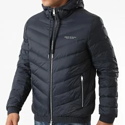 Les meilleures critiques de ⌛ Doudoune Capuche 8NZB53-ZNW3Z Bleu Marine de Armani Exchange ✨