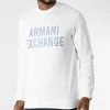 De gros ⭐ Sweat Crewneck 6KZMGR-ZJ8CZ Blanc de Armani Exchange 🛒