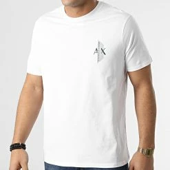 Meilleur prix 🎁 Tee 👚 Shirt 3LZTAB-ZJ8TZ Blanc de Armani Exchange 🧨