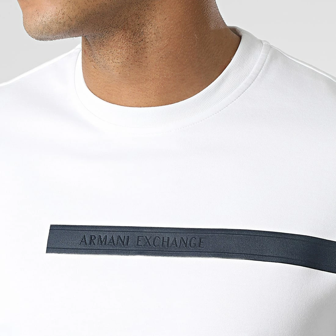 Budget 🌟 Sweat Crewneck 3LZMAL-ZJ8QZ Blanc de Armani Exchange 🔥 – Image 2