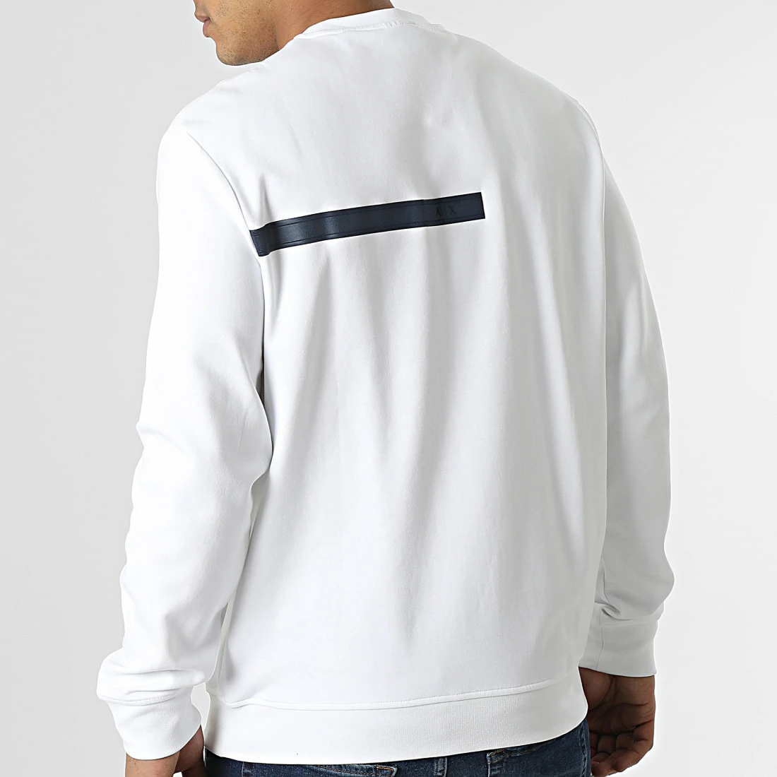 Budget 🌟 Sweat Crewneck 3LZMAL-ZJ8QZ Blanc de Armani Exchange 🔥 – Image 4