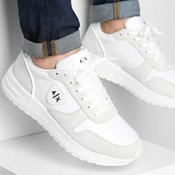 Tout neuf 🛒 Baskets XUX125 XV539 Off WHite de Armani Exchange 🤩