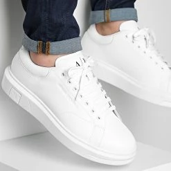 Coupon 🔥 Baskets XUX123 XV534 Optical White de Armani Exchange 🌟