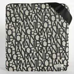 Bon marché 😍 Sacoche Flat Crossbody 952137 Beige de Armani Exchange 🎁