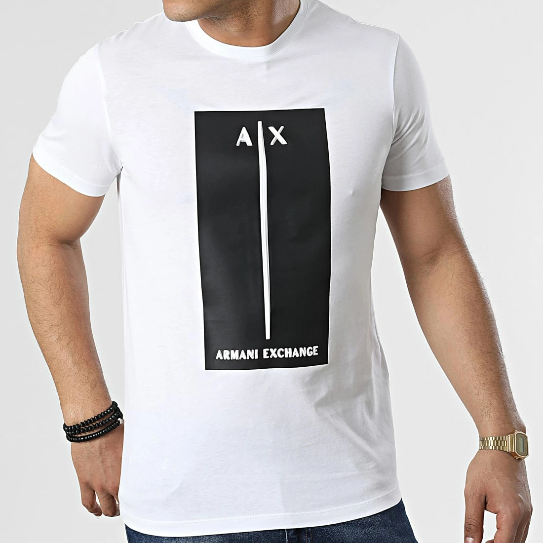 Meilleur prix 😍 Tee 👚 Shirt 3LZTBS-ZJBVZ Blanc de Armani Exchange 🥰 – Image 3