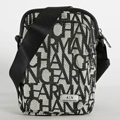 Meilleure vente 🛒 Sacoche 952384 Beige Noir de Armani Exchange 🎉