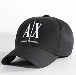 Remise 🥰 Casquette 954047 Noir de Armani Exchange 🎁