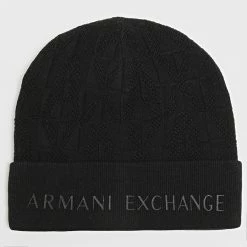 Vente flash 🛒 Bonnet 954660-2F300 Noir de Armani Exchange 👍