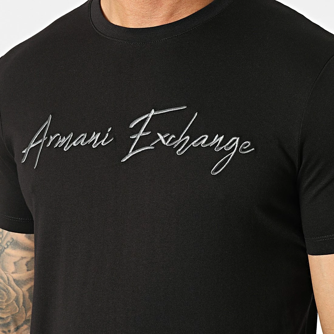 Meilleure vente 👏 Tee 👚 Shirt 6LZTHB-ZJBVZ Noir de Armani Exchange 👍 – Image 2