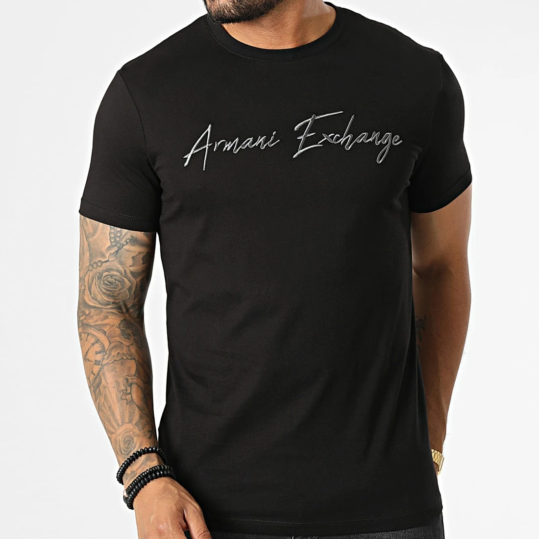 Meilleure vente 👏 Tee 👚 Shirt 6LZTHB-ZJBVZ Noir de Armani Exchange 👍 – Image 3
