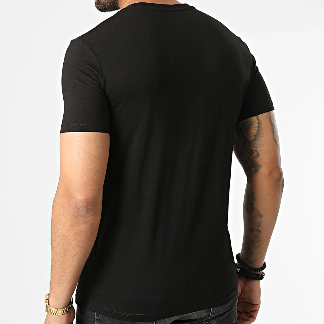 Meilleure vente 👏 Tee 👚 Shirt 6LZTHB-ZJBVZ Noir de Armani Exchange 👍 – Image 4