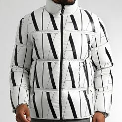 Vente flash 😉 Doudoune 8NZBP8-ZNULZ Blanc de Armani Exchange 🤩