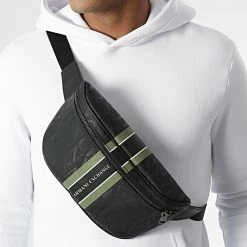 Budget 🧨 Sac Banane 952398 Noir de Armani Exchange 🤩