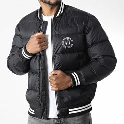 Offres 🎁 Doudoune 6LZBL8 Noir de Armani Exchange 😀